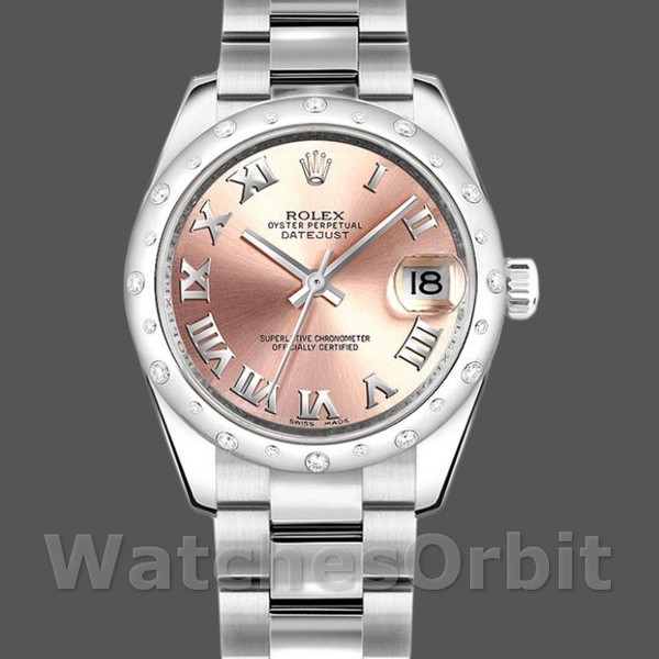 Replica Rolex Datejust 31 mm Donna-178344-Rosa quadrante romano Rosa