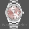 Replica Rolex Datejust-178384 da donna, 31 mm, quadrante con diamanti rosa, lunetta con diamanti, Lady Pink
