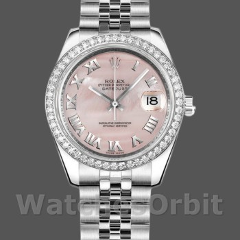 Replica Rolex Datejust 31 mm Donna-178384-Rosa quadrante madreperla Rosa