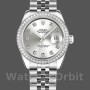 Replica Rolex Datejust-178384 da donna, 31 mm, quadrante argento con diamanti, lunetta con diamanti, Lady Silver