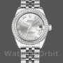 Replica Rolex Datejust 31 mm Donna-178384-Comparatore romano argento-Acciaio inossidabile Argento<br />