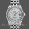 Replica Rolex Datejust 31 mm Donna-178384-Componente bianco madreperla MOP