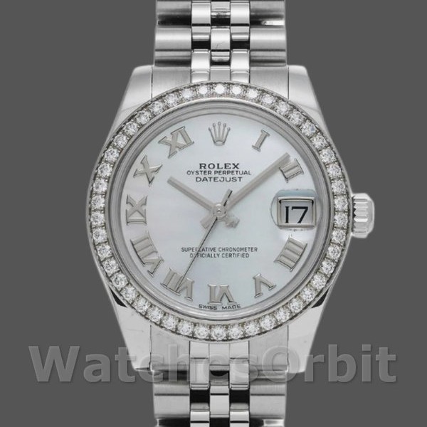 Replica Rolex Datejust 31 mm Donna-178384-Componente bianco madreperla MOP