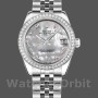Replica Rolex Datejust 31 mm Donna-178384-Comparto bianco madreperla-Diamanti MOP