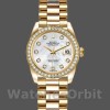 Replica Rolex Datejust 26 mm Donna-179138-Madre di Perla Quadrante di diamanti MOP