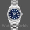 Replica Rolex Datejust 26 mm Donna-179160-Dal quadrante blu alla lunetta blu