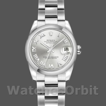 Replica Rolex Datejust 26mm Donna-179160-Argento Quadrante Romano-Bracciale Ostrica Argento