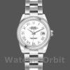 Replica Rolex Datejust 26mm Donna-179160-Bianco Quadrante Romano-Bracciale Ostrica Bianco