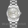 Replica Rolex Datejust 26mm Donna-179160-Dal quadrante argentato con lunetta argentata<br />