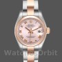 Replica Rolex Datejust 26 mm Donna-179161-Comparatore romano rosa-Acciaio inossidabile e oro rosa Everose
