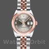 Replica Rolex Datejust 26 mm Donna-179161-Comparatore romano in acciaio inossidabile e oro Everose in acciaio<br />