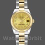 Replica Rolex Datejust-179163 da donna, 26 mm, quadrante champagne a cerchi concentrici, lunetta bombata, Lady Champagne