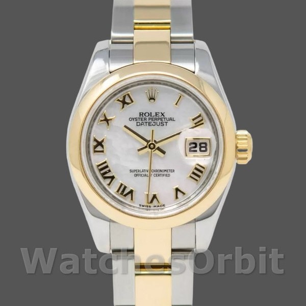 Replica Rolex Datejust 26mm Donna-179163-Madreperla Quadrante Romano MOP