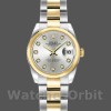 Replica Rolex Datejust 26 mm Donna-179163-Argento Quadrante diamantato-Dotazione Argento
