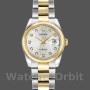 Replica Rolex Datejust-179163 da donna, 26 mm, quadrante Jubilee argento, lunetta bombata, Lady Silver