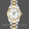 Replica Rolex Datejust-179163 da donna, 26 mm, quadrante arabo bianco, lunetta bombata, Lady White