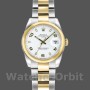 Replica Rolex Datejust-179163 da donna, 26 mm, quadrante arabo bianco, lunetta bombata, Lady White