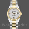 Replica Rolex Datejust 26mm Donna-179163-Calrante bianco-Diamante lunetta bombata Bianco