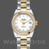 Replica Rolex Datejust 26mm Donna-179163-Componente romano bianco Quadrante bianco