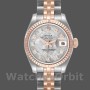 Replica Rolex Datejust-179171 da donna, 26 mm, quadrante in meteorite con diamanti, lunetta scanalata, Lady Meteorite
