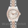 Replica Rolex Datejust-179171 da donna, 26 mm, quadrante argento Jubilee Anniversary, lunetta scanalata, Lady Silver