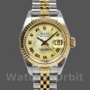 Replica Rolex Datejust-179173 da donna, 26 mm, quadrante champagne decorato in madreperla, Lady MOP