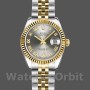 Replica Rolex Datejust-179173 da donna, 26 mm, quadrante grigio con numeri romani, Lady Grey