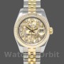 Replica Rolex Datejust-179173 da donna, 26 mm, quadrante Jubilee Crystal Grey e Champagne, Lady Grey