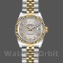 Replica Rolex Datejust-179173 da donna, 26 mm, quadrante argentato con numeri romani, Lady Silver