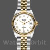 Replica Rolex Datejust-179173 da donna, 26 mm, quadrante bianco con numeri romani, Lady White