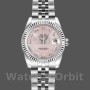 Replica Rolex Datejust-179174 da donna, 26 mm, quadrante rosa madreperlato, lunetta scanalata, Lady MOP
