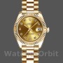 Replica Rolex Datejust-179178 da donna, 26 mm, oro giallo, quadrante con diamanti champagne, Lady Champagne