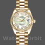 Replica Rolex Datejust-179178 da donna, 26 mm, oro giallo, quadrante con diamanti madreperlati, Lady MOP