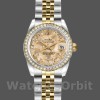Replica Rolex Datejust-179383 da donna, 26 mm, quadrante Jubilee Crystal Grey e Champagne, Lady Champagne