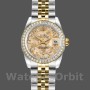 Replica Rolex Datejust-179383 da donna, 26 mm, quadrante Jubilee Crystal Grey e Champagne, Lady Champagne