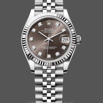 Replica Rolex Day Date 36-128235 0039, oro Everose 18 carati, quadrante con pavé di diamanti, lunetta scanalata, diamante Presidente e oro rosa