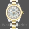 Replica Rolex Datejust-279163 da donna, 28 mm, Madreperla, Quadrante di diamanti, Lunetta bombata, Lady MOP