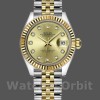 Replica Rolex Datejust-279173 da donna, 28 mm, quadrante champagne con diamanti, lunetta scanalata, Lady Champagne