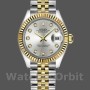 Replica Rolex Datejust-279173 da donna, 28 mm, quadrante argento con diamanti, lunetta scanalata, Lady Silver
