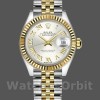 Replica Rolex Datejust-279173 da donna, 28 mm, quadrante argentato con numeri romani, lunetta scanalata, Lady Silver