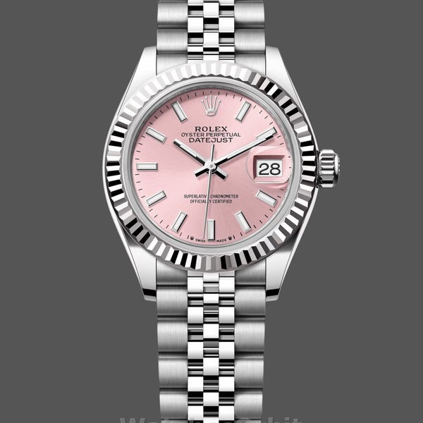 Replica Rolex Datejust-279174 da donna, 28 mm, acciaio inossidabile, quadrante rosa, Lady Pink