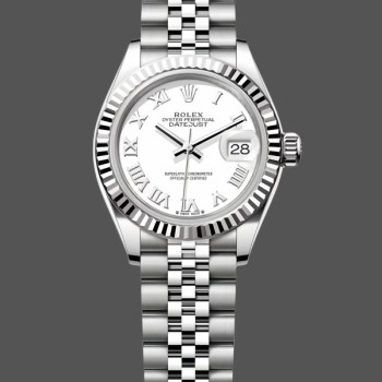 Replica Rolex Datejust-279174 da donna, 28 mm, acciaio inossidabile, quadrante romano argento, Lady Silver