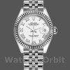 Replica Rolex Datejust-279174 da donna, 28 mm, acciaio inossidabile, quadrante bianco con numeri romani, Lady White