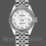 Replica Rolex Datejust-279174 da donna, 28 mm, acciaio inossidabile, quadrante bianco con numeri romani, Lady White