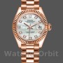 Replica Rolex Datejust-279175 da donna, 28 mm, quadrante madreperla con diamanti, lunetta scanalata, Lady MOP