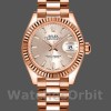 Replica Rolex Datejust-279175 da donna, 28 mm, Sundust, quadrante indicizzato, lunetta scanalata, Lady Sundust