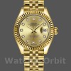 Replica Rolex Datejust-279178 da donna, 28 mm, oro giallo, quadrante con diamanti champagne, Lady Champagne