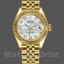 Replica Rolex Datejust-279178 da donna, 28 mm, oro giallo, quadrante con diamanti MOP, Lady MOP