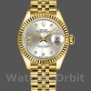 Replica Rolex Datejust-279178 da donna, 28 mm, quadrante argento, diamante, oro giallo, Lady Silver