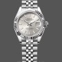 Replica Rolex Datejust-M279174 0005 da donna, 28 mm, automatico, quadrante argento, oro bianco e acciaio, quadrante argento da donna